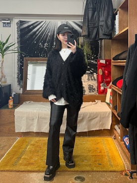 「アイテム（ブーティ）」を使った、yuukiさん（レディース・153cm）の冬コーディネート