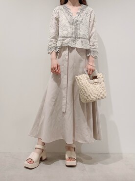 aya_shapoさん（レディース・155cm）の夏コーディネート