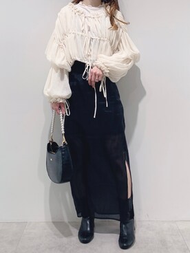 aya_shapoさん（レディース・155cm）の冬コーディネート