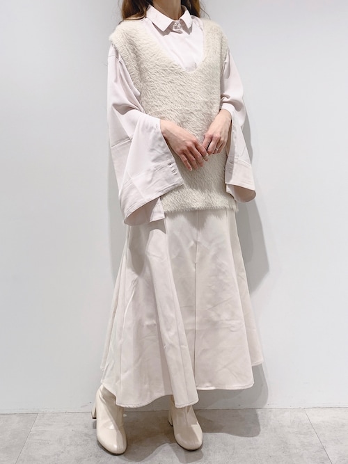 CADUNE❤︎フェザー接結ベスト❤︎茶 セール】フェザーベスト（ベスト）｜one after another NICE CLAUP