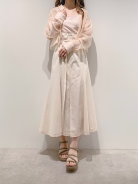 aya_shapoさん（レディース・155cm）の夏コーディネート