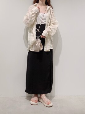 aya_shapoさん（レディース・155cm）の夏コーディネート