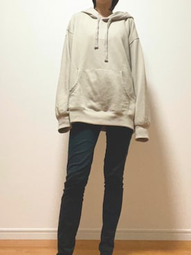 「KANGOL（カンゴール）のアイテム（トップス）」を使った、Reiさん（メンズ・163cm）の春コーディネート