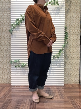 BRICK HOUSE by Tokyo Shirts 北島フジグラン店さん（レディース・160cm）の冬コーディネート