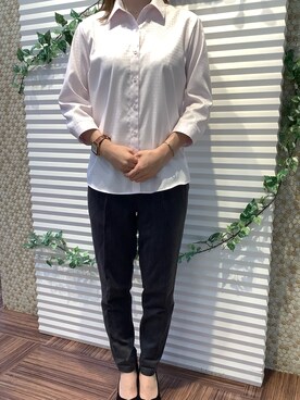 BRICK HOUSE by Tokyo Shirts 北島フジグラン店さん（レディース・158cm）の秋コーディネート