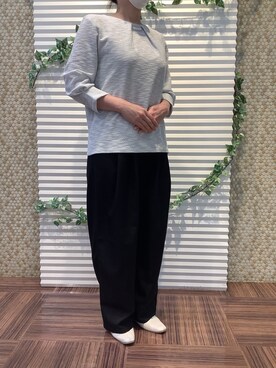 BRICK HOUSE by Tokyo Shirts 北島フジグラン店さん（レディース・158cm）の冬コーディネート