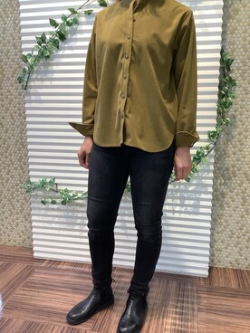 BRICK HOUSE by Tokyo Shirts 北島フジグラン店さん（レディース・160cm）の冬コーディネート