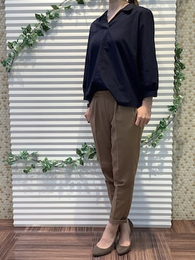 「アイテム（チュニック）」を使った、BRICK HOUSE by Tokyo Shirts 北島フジグラン店さん（レディース・158cm）の夏コーディネート