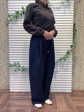 BRICK HOUSE by Tokyo Shirts 北島フジグラン店さん（レディース・160cm）の秋コーディネート