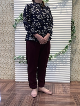 「ハイネックトップス」｜BRICK HOUSE by Tokyo Shirts 北島フジグラン店さん（レディース・160cm）の秋コーディネート