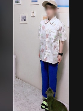 「Yohji Yamamoto（ヨウジヤマモト）のアイテム（帽子）」を使った、shoonkyさん（レディース・154cm）の春コーディネート