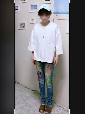 「MARC JACOBS（マークジェイコブス）のアイテム（アクセサリー）」を使った、shoonkyさん（レディース・154cm）の春コーディネート