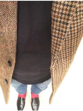 「BEAUTY&YOUTH UNITED ARROWS」｜「アイテム（チェスターコート）」を使った、sayalabさん（レディース・163cm）の春コーディネート