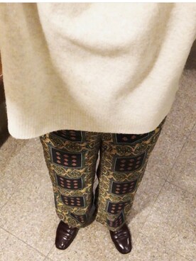 「ASTRAET（アストラット）のアイテム（パンツ）」を使った、sayalabさん（レディース・163cm）の春コーディネート