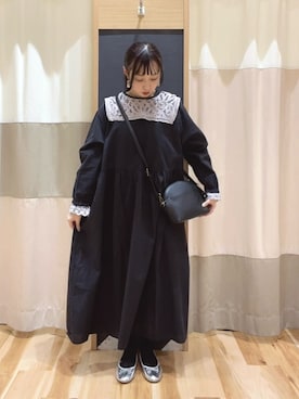 「Samansa Mos2（サマンサ モスモス）のアイテム（シューズ）」を使った、akihoさん（レディース・153cm）の春コーディネート