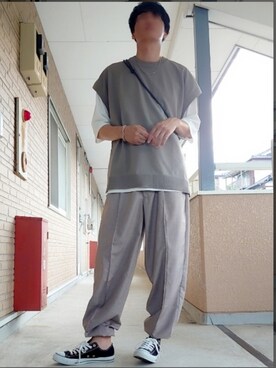 しゃーむさん（メンズ・178cm）の夏コーディネート