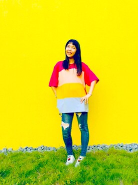 Lacoste ラコステ のtシャツ カットソーを使ったレディース人気ファッションコーディネート Wear