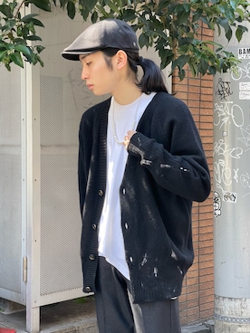 「CPH（シーピーエイチ）のアイテム（帽子）」を使った、山崎慶太朗　GARDEN渋谷さん（メンズ・171cm）の秋コーディネート