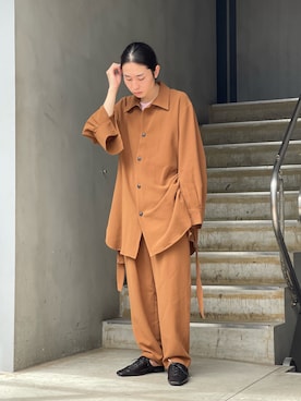 「SYU.HOMME/FEMM（シュウ）のアイテム」を使った、山崎慶太朗　GARDEN渋谷さん（メンズ・171cm）の夏コーディネート