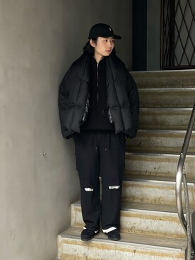 「ancellm」｜「アイテム（スウェットパンツ）」を使った、山崎慶太朗　GARDEN渋谷さん（メンズ・171cm）の秋コーディネート