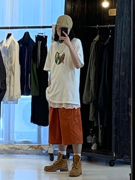 「CPH（シーピーエイチ）のアイテム（帽子）」を使った、山崎慶太朗　GARDEN渋谷さん（メンズ・171cm）の夏コーディネート