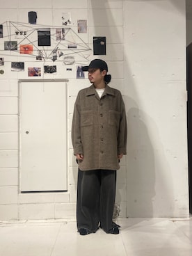 「Toironier（トワロニエ）のアイテム」を使った、山崎慶太朗　GARDEN渋谷さん（メンズ・171cm）の冬コーディネート