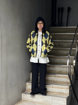 「アイテム（レッグウェア、シルバー系）」を使った、山崎慶太朗　GARDEN渋谷さん（メンズ・171cm）の春コーディネート