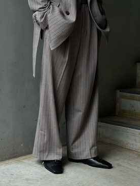 「SYU.HOMME/FEMM（シュウ）のアイテム」を使った、山崎慶太朗　GARDEN渋谷さん（メンズ・171cm）の秋コーディネート