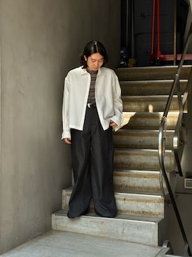 山崎慶太朗　GARDEN渋谷さんの「Toironier/トワロニエ/Rigid Elephant Denim」を使ったコーディネート