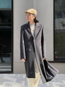 「CPH（シーピーエイチ）のアイテム（帽子）」を使った、山崎慶太朗　GARDEN渋谷さん（メンズ・171cm）の秋コーディネート