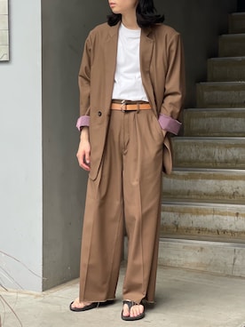 「saby（サバイ）のアイテム（ジャケット/アウター）」を使った、山崎慶太朗　GARDEN渋谷さん（メンズ・171cm）の夏コーディネート