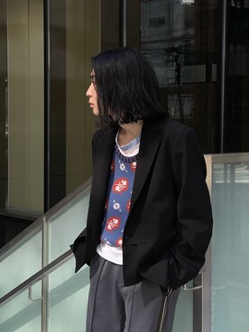 山崎慶太朗　GARDEN渋谷さんの（SASQUATCHfabrix. | サスクワァッチファブリックス）を使ったコーディネート