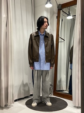 山崎慶太朗　GARDEN渋谷さん（メンズ・171cm）の冬コーディネート