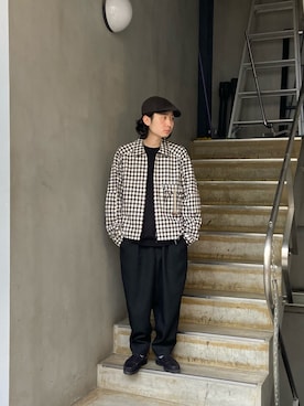 「ancellm」｜山崎慶太朗　GARDEN渋谷さん（メンズ・171cm）の春コーディネート