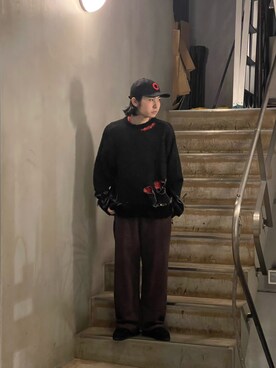 「BLOHM（ブローム）のアイテム」を使った、山崎慶太朗　GARDEN渋谷さん（メンズ・171cm）の秋コーディネート