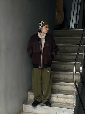 「BLOHM（ブローム）のアイテム」を使った、山崎慶太朗　GARDEN渋谷さん（メンズ・171cm）の秋コーディネート