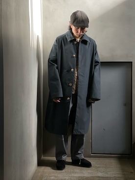 「Cover（-）のアイテム（ジャケット/アウター）」を使った、山崎慶太朗　GARDEN渋谷さん（メンズ・171cm）の冬コーディネート