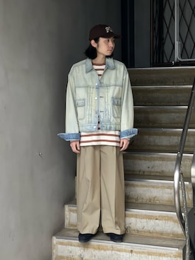 山崎慶太朗　GARDEN渋谷さん（メンズ・171cm）の冬コーディネート