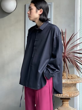 「SYU.HOMME/FEMM（シュウ）のアイテム」を使った、山崎慶太朗　GARDEN渋谷さん（メンズ・171cm）の秋コーディネート
