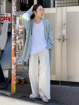 「saby（サバイ）のアイテム」を使った、山崎慶太朗　GARDEN渋谷さん（メンズ・171cm）の秋コーディネート