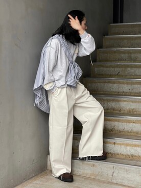 「saby（サバイ）のアイテム」を使った、山崎慶太朗　GARDEN渋谷さん（メンズ・171cm）の秋コーディネート