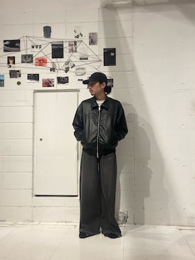 「Toironier（トワロニエ）のアイテム」を使った、山崎慶太朗　GARDEN渋谷さん（メンズ・171cm）の冬コーディネート