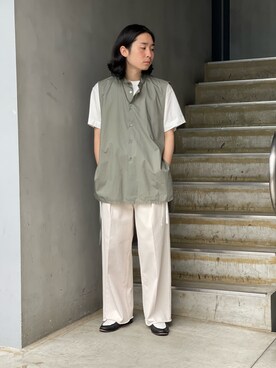 「saby（サバイ）のアイテム」を使った、山崎慶太朗　GARDEN渋谷さん（メンズ・171cm）の春コーディネート