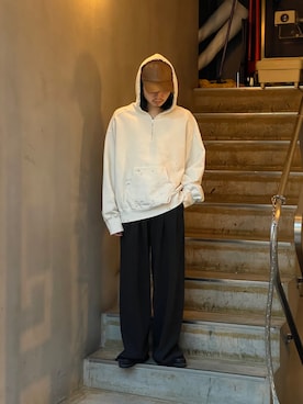 「アイテム（スウェットパンツ）」を使った、山崎慶太朗　GARDEN渋谷さん（メンズ・171cm）の夏コーディネート