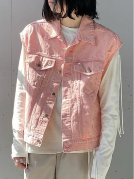 「URU（ウル）のアイテム（ベスト）」を使った、山崎慶太朗　GARDEN渋谷さん（メンズ・171cm）の春コーディネート