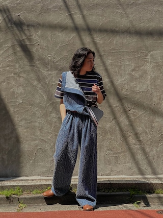 randy サロペット ワンピース RED CARD TOKYO×23区】デニム サロペット