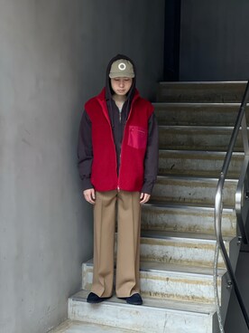 「blohm」｜山崎慶太朗　GARDEN渋谷さん（メンズ・171cm）の冬コーディネート