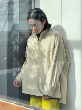 「amber（アンバー）のアイテム」を使った、山崎慶太朗　GARDEN渋谷さん（メンズ・171cm）の秋コーディネート
