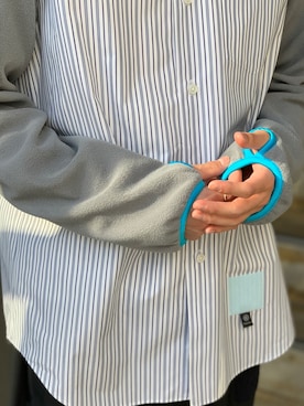 「FUMITO GANRYU（フミトガンリュウ）のアイテム（トップス）」を使った、山崎慶太朗　GARDEN渋谷さん（メンズ・171cm）の夏コーディネート