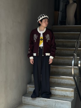 「SASQUATCHfabrix」｜山崎慶太朗　GARDEN渋谷さん（メンズ・171cm）の秋コーディネート